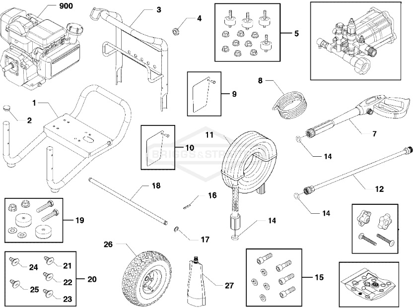 OREGON 3100 psi model 021019 power washer replacement parts & manual